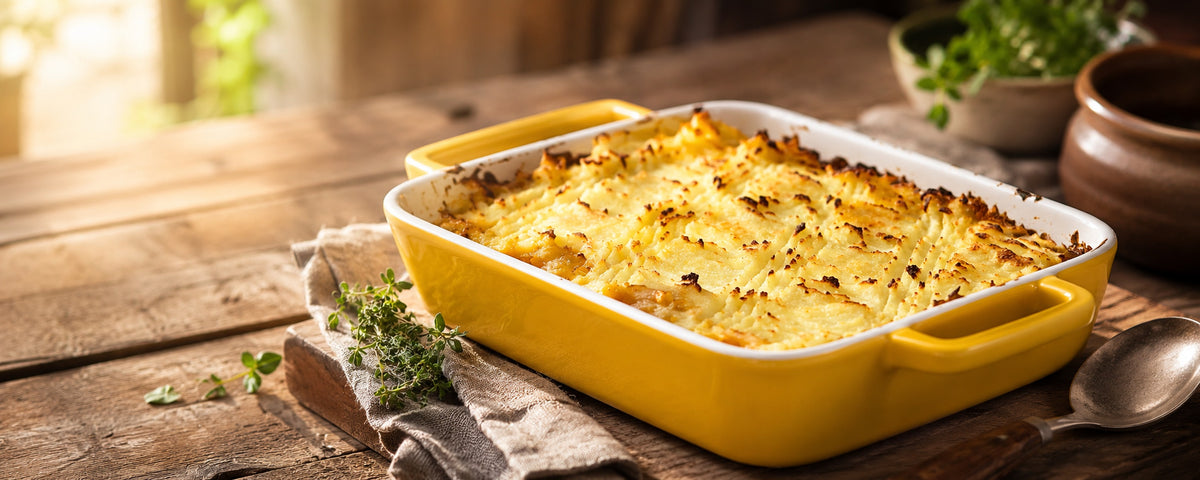 Shepherd’s Pie s jehněčím masem a bramborovou kaší