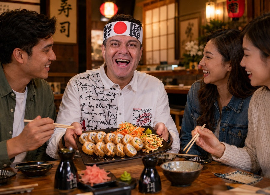Smažené sushi – křupavé uramaki v tempuře s panko a spicy mayo