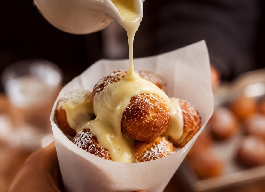 Streetfood: šodovky s povidly a vanilkovou omáčkou