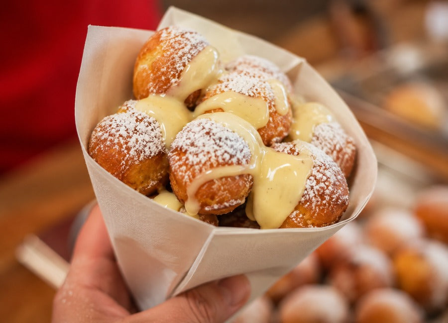 Streetfood: šodovky s povidly a vanilkovou omáčkou
