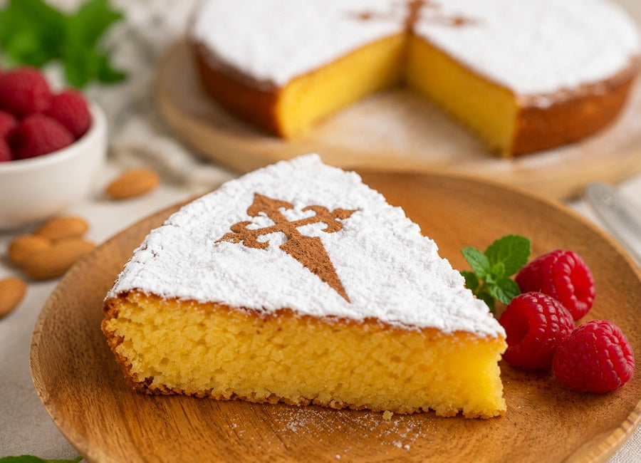 Tarta de Santiago – španělský mandlový koláč