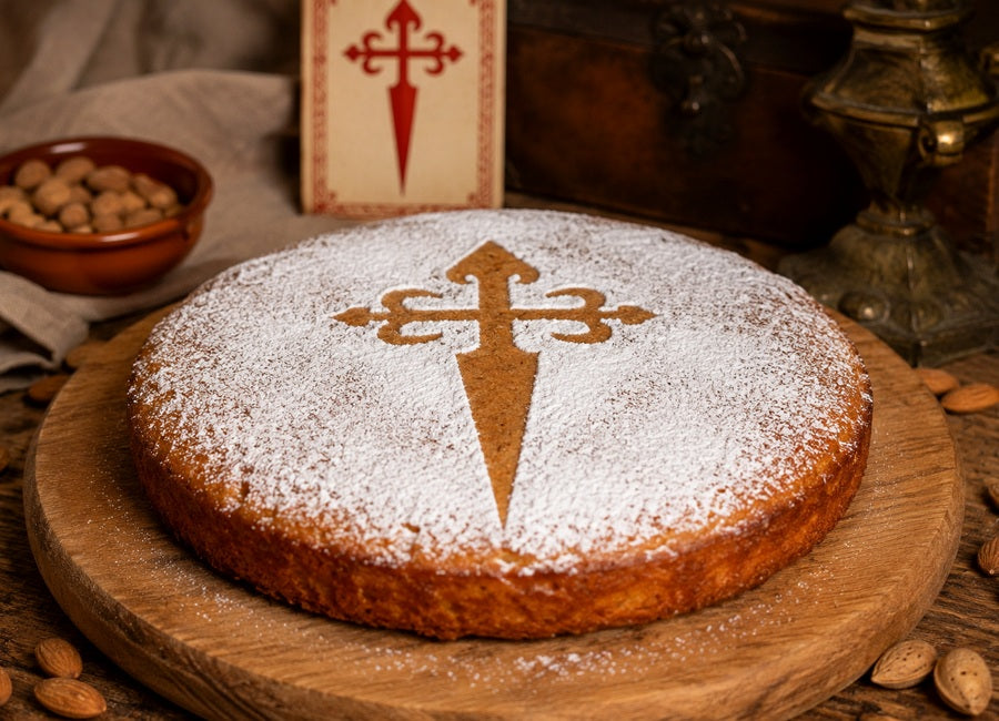Tarta de Santiago – španělský mandlový koláč