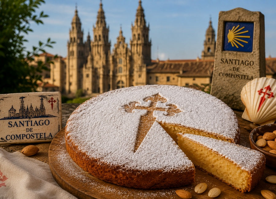 Tarta de Santiago – španělský mandlový koláč