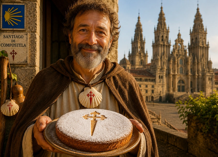 Tarta de Santiago – španělský mandlový koláč